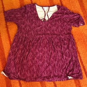 NWT Fuchsia Flowy Top